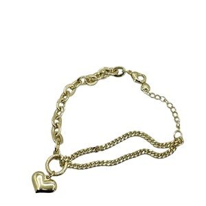 18K Gold-Filled Heart bracelet